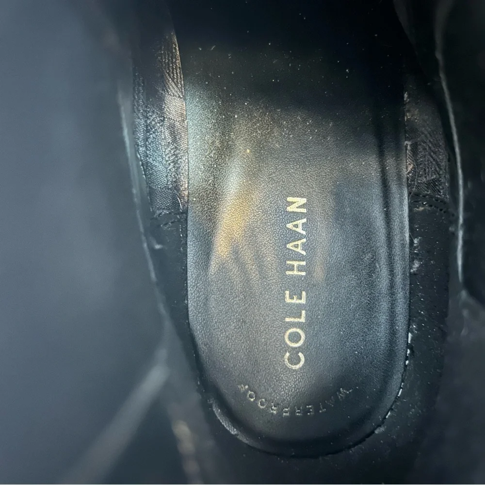 Cole Haan Black Reid WaterProof Ankle Bootie Chelsea Boot Size 7